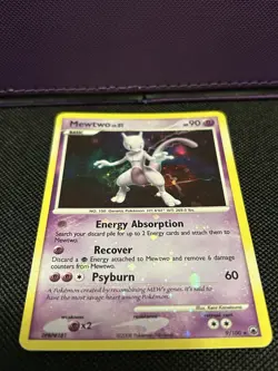 Pokemon TCG Mewtwo HOLO BLEED Majestic Dawn 9/100 LP - Image 3