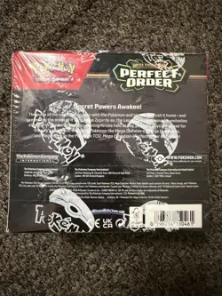 pokemon Mega Evolution perfect order booster box Sealed - Image 3