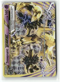 2016 Pokemon XY BREAKpoint Trevenant BREAK 66/122 Rare BREAK NM - Image 1
