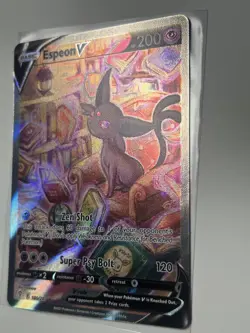 2021 Pokemon Espeon V Alt Art Ultra Rare Evolving Skies 180/203 - Image 2