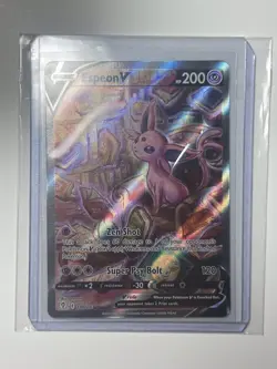 2021 Pokemon Espeon V Alt Art Ultra Rare Evolving Skies 180/203 - Image 4