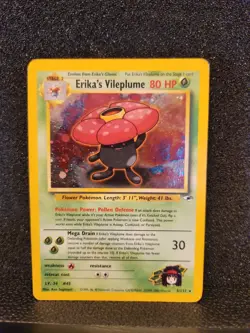 Erika's Vileplume 5/132 Gym Heroes Unlimited Holo Rare Pokemon - Image 1