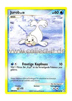 Pokemon Diamant & Perl - Geheimnisvolle Schatze 97/123 - Jurob Deutsch - Image 1