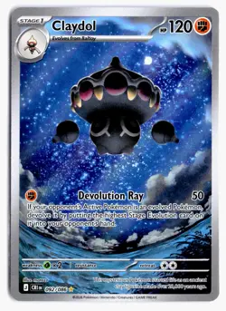 Claydol 092/086 Holo Illustration Rare Chaos Rising Pokemon NM - Image 1