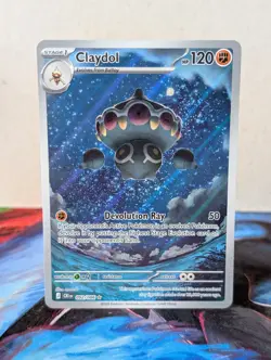 Claydol 092/086 Illustration Rare ME04: Chaos Rising Pokemon TCG - NM - Image 1