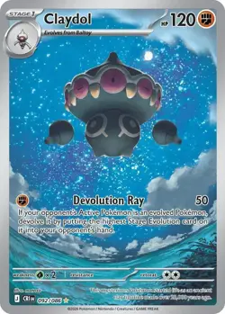 Pokemon • Claydol • 092/086 • [IR] Illustration Rare • Chaos Rising • NM/M - Image 1