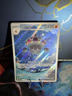 Pokemon TCG Claydol 092/086 Me04 Chaos Rising Illustration Rare - Image 1