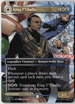 King T'Challa // Black Panther Hope Enduring (346) Marvel Super Heroes (MSH) NM - Image 1