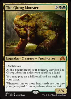 The Gitrog Monster -Foil Near Mint MTG Shadows Over Innistrad - Image 1