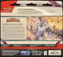 Pokemon TCG Scarlet & Violet Paldea Evolved 3 Pack Blister Varoom Promo Sealed - Image 2