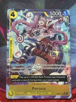 Perona OP14-111 Alt Art NM - One Piece TCG The Azure Sea’s Seven - Image 1