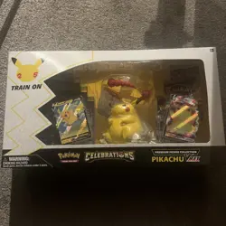 Pokemon 25th Celebrations Premium Figure Collection Pikachu VMAX New & Sealed - Image 1