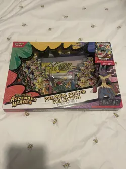 Pokemon Ascended Heroes Premium Poster Collection Mega Lucario - New Sealed - Image 1
