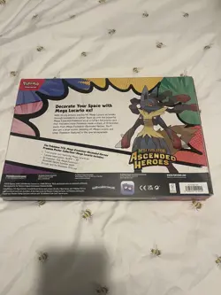 Pokemon Ascended Heroes Premium Poster Collection Mega Lucario - New Sealed - Image 2