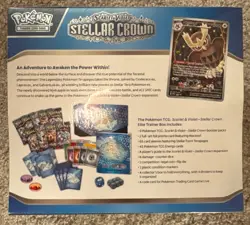 Pokemon TCG Stellar Crown ETB - Elite Trainer Box - Brand New Sealed - Image 3