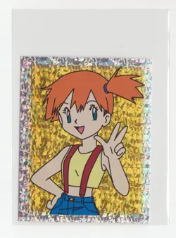 Merlin Pokemon sticker 1999 Misty Holo S28 Holographic Prism Holo - Image 1