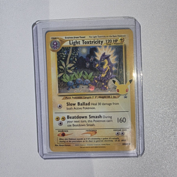 Pokemon Light Toxtricity Promo Holo 25th Anniversary SWSH137 120 HP - Image 1