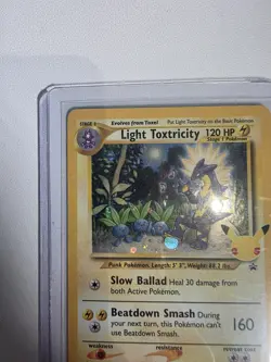 Pokemon Light Toxtricity Promo Holo 25th Anniversary SWSH137 120 HP - Image 2