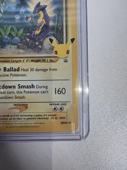 Pokemon Light Toxtricity Promo Holo 25th Anniversary SWSH137 120 HP - Image 5