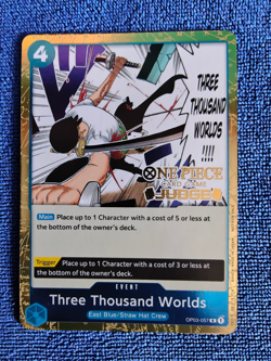 One Piece TCG | Three Thousand Worlds Judge Pack OP03-057 | Promo | NM | English - Image 1