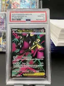 Mega Mawile ex 162/132 Mega Evolution Ultra Rare Pokemon TCG - PSA 10 - Image 1