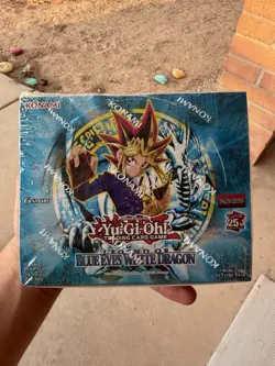 Yugioh Legend of Blue Eyes White Dragon Booster Box 25th Anniversary - SEALED - Image 1