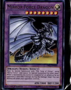 Yu-Gi-Oh Mirror Force Dragon DLCS-EN057 1st Edition NM - Image 1