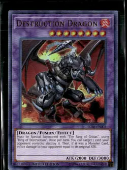 Yu-Gi-Oh! Destruction Dragon LC06-EN003 Ultra Rare Limited Edition LP - Image 1