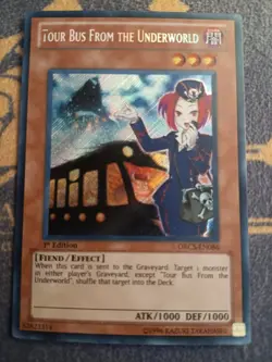 1x Tour Bus From The Underworld ORCS-EN086 Secret Rare First Edition Light Play - Image 1