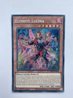 YUGIOH Elfnote Lucina (BPRO-EN010) Secret Rare 1st Edition Near Mint - Image 1
