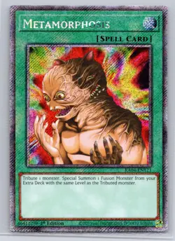 Metamorphosis (PSR) RA04-EN123 Quarter Century Stampede Yu-Gi-Oh NM - Image 1