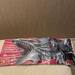 Yu-Gi-Oh! OCG Playmat Kaiba Blue Eyes White Dragon Jump Exhibition Unused - Image 1