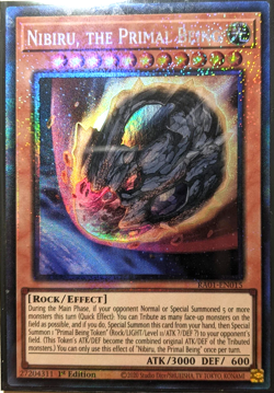 Nibiru, the Primal Being - Collector's Rare 1st Edition RA01-EN015 YuGiOh TCG - Image 1