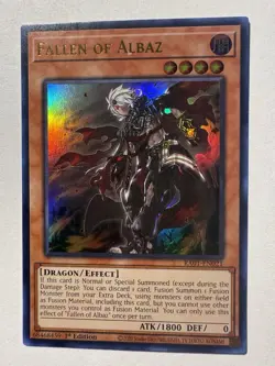 Yugioh TCG - Fallen of Albaz - RA01-EN021 - Ultra Rare - 1st Edition - Image 1