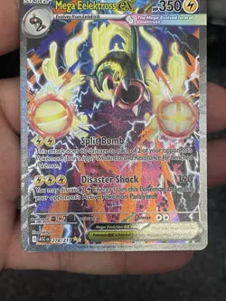 Ascended Heroes Mega Eelektross EX SIR 278/217 Mint BRAND NEW Pokemon TCG - Image 4