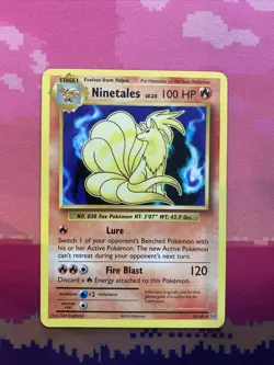 Pokemon Card Ninetales Evolutions Rare 15/108 Near Mint - Image 1