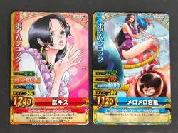 One Piece Berry Match Boa Hancock Card Lot Holo Foil Rare Japan 2pcs eb405 - Image 1