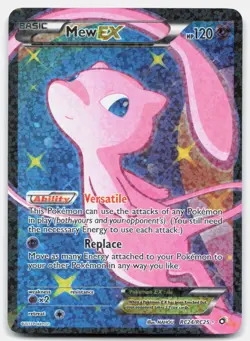 Mew EX - DMG Damaged - LTR Legendary Treasures: Radiant Collection RC24/RC25 - Image 1