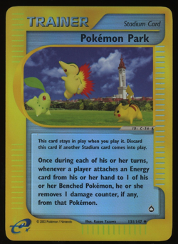 Pokemon 2002 - Aquapolis - Pokemon Park - Reverse Holo - 131/147 - Image 1