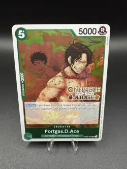 One Piece TCG Portgas.D.Ace OP09-035 UC JUDGE PROMO Foil NM Vol. 6 Odyssey - Image 1