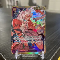 • Monkey.D.Luffy • OP05-119 Alt Art SEC Holo One Piece TCG - Image 1
