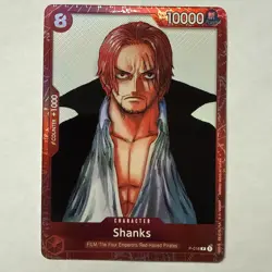 Shanks One Piece TCG - P-016 - Premium Card Collection Film Red - Image 1