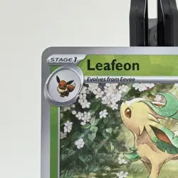 Leafeon Master Ball Pattern 005/131 Prismatic Evolutions Holo Pokemon TCG - Image 2
