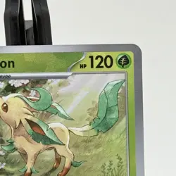 Leafeon Master Ball Pattern 005/131 Prismatic Evolutions Holo Pokemon TCG - Image 3