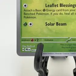 Leafeon Master Ball Pattern 005/131 Prismatic Evolutions Holo Pokemon TCG - Image 4