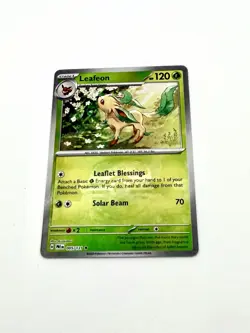 Leafeon (Master Ball Pattern) Prismatic Evolutions Rare 005/131 NM - Image 1
