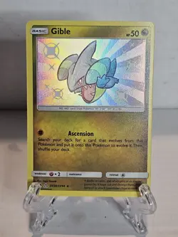Gible SHINY SV38/SV94 Hidden Fates NM Holo Foil Rare Pokemon Card - Image 1