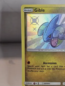 Gible SHINY SV38/SV94 Hidden Fates NM Holo Foil Rare Pokemon Card - Image 2