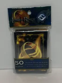 FFG Lord of the Rings Card Game Unlimited Art Sleeves The One Ring FFS68 NEW - Image 2