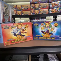 US Seller Pokemon Pikachu Cosplay Halloween 1 Box - 30 Packs Movie Horror Cards - Image 1